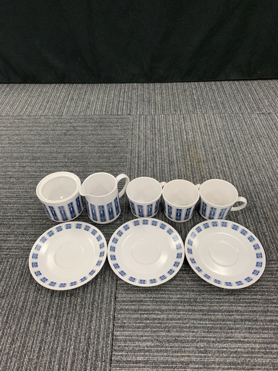 杉本　5月　No.600 Noritake ノリタケ PROGRESSION CHINA JAPAN PACIFIC カップ ソーサー 洋食器 ティーセット インテリア 汚れあり