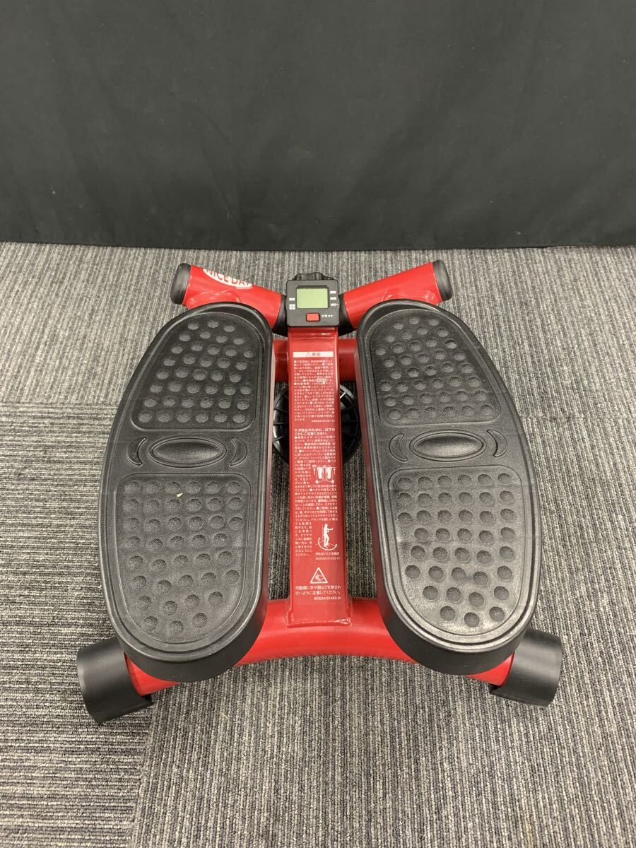 杉本　5月　No.115 NICEDAY ナイスデイ 健康ステッパー ND-1R 健康器具 レッド ステッパー 通電動作確認済み 汚れあり