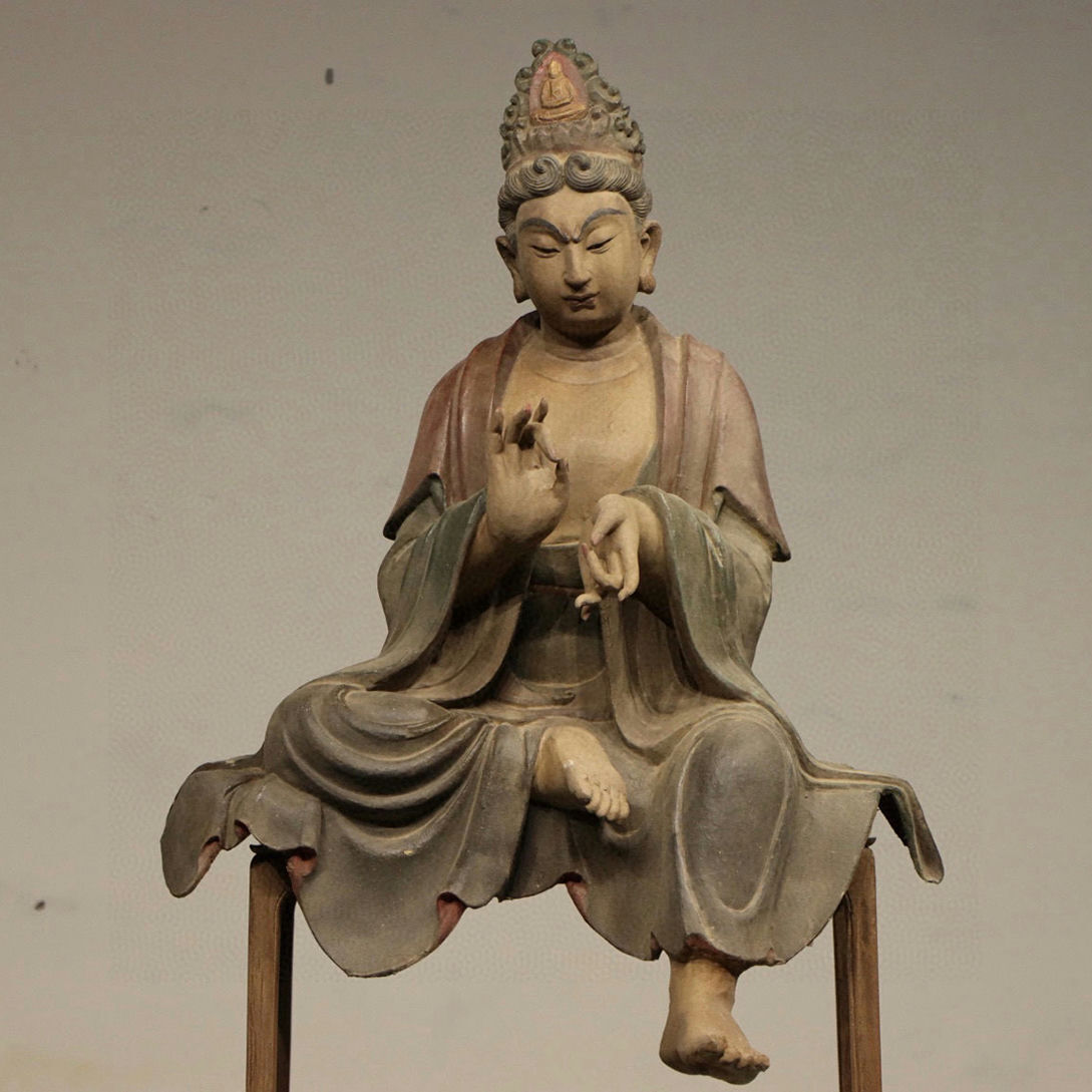 ★旧家蔵出し・時代物★W5355宋時代 夾紵脱胎 漆芸 観自在菩薩 細工彫刻★仏教古美術★仏像★細密細工★廃寺旧蔵★廃寺買出品