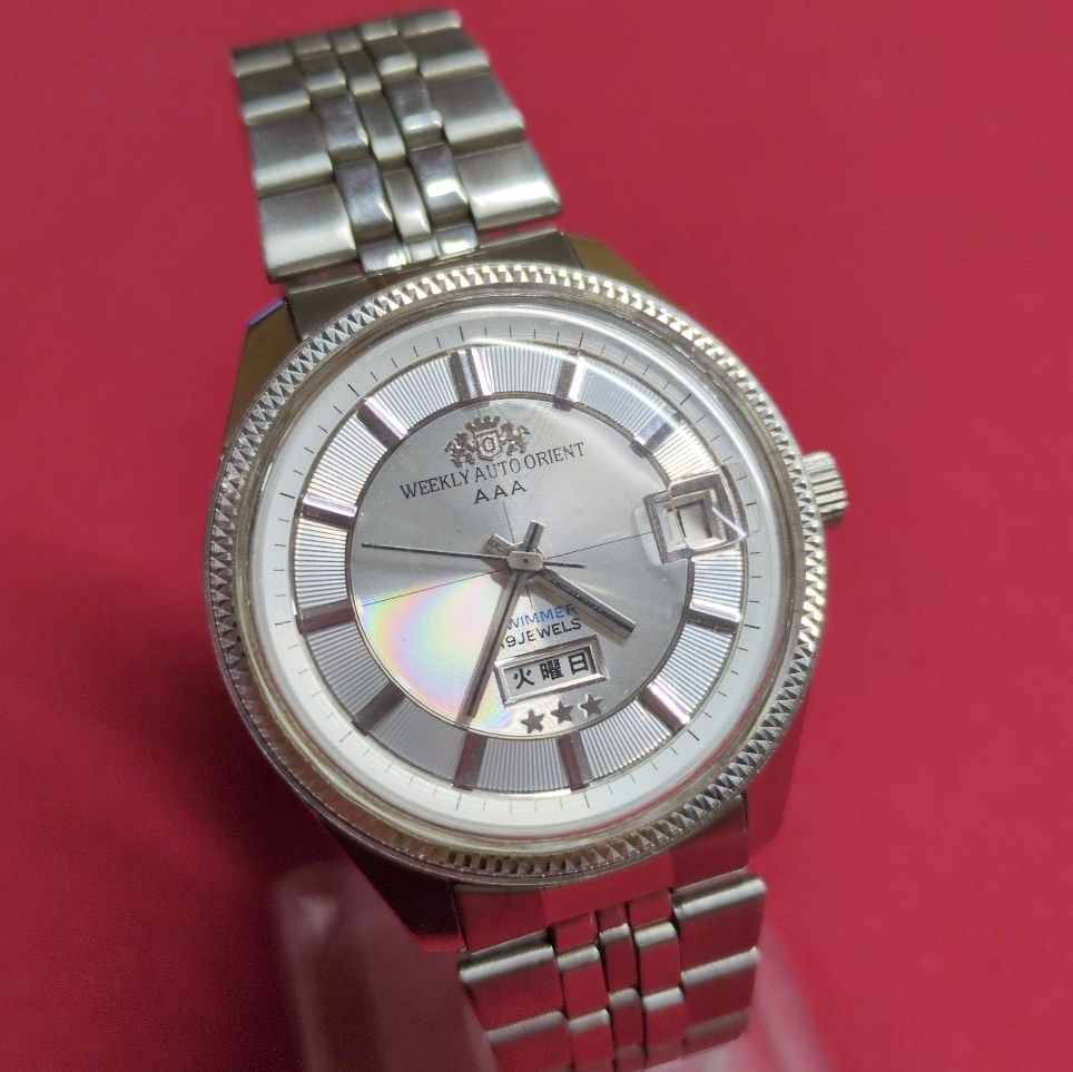 ORIENT 腕時計 自動巻き WEEKLY AUTO ORIENT AAA ウィークリーオート 中古 メンテナンス品 稼働品