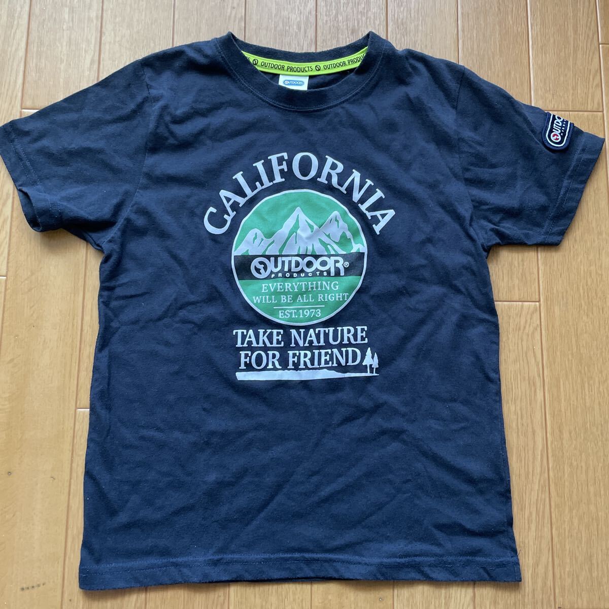 OUTDOOR　アウトドア　半袖　Tシャツ　１５０サイズ　ネイビー　紺色
