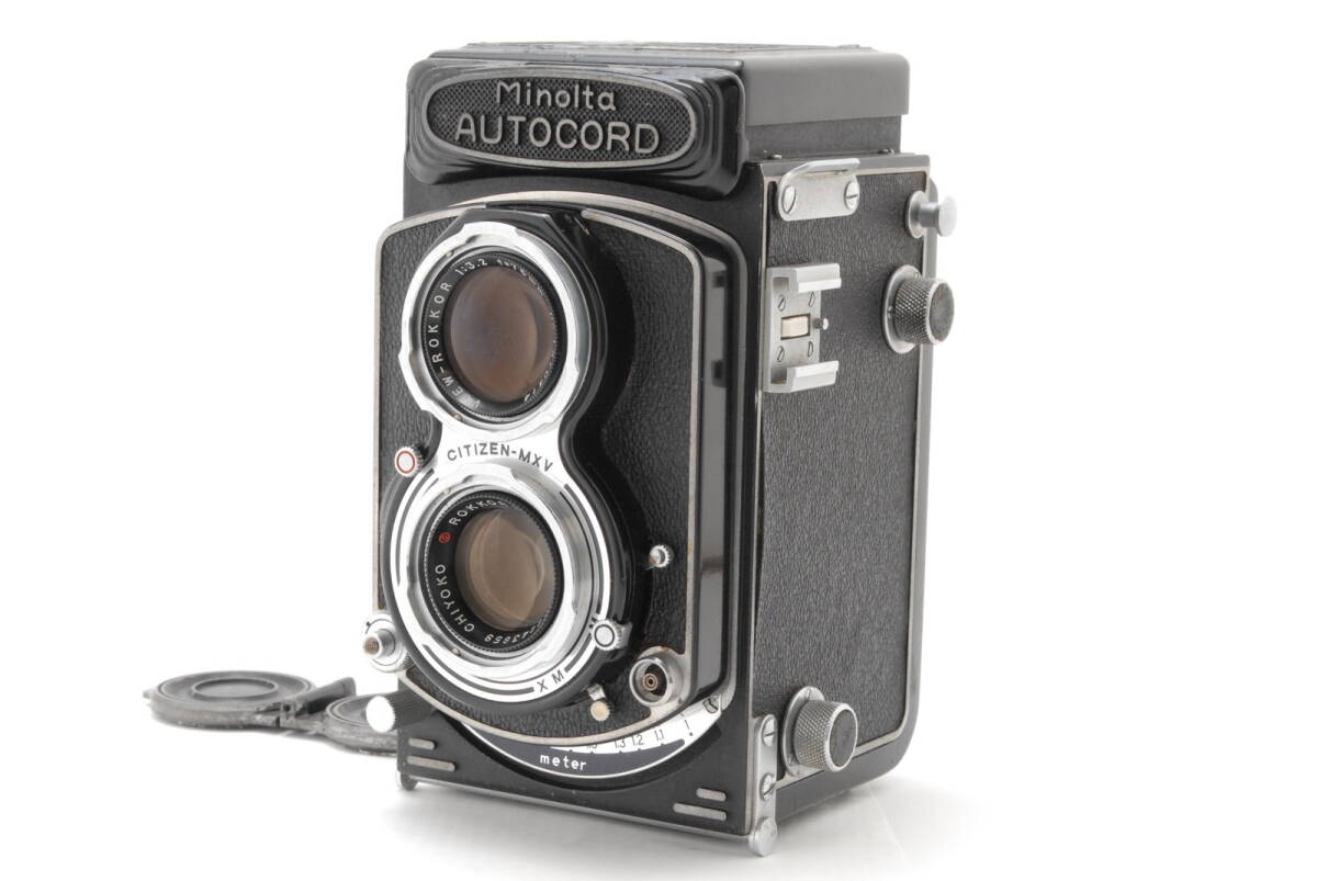 【美品】Minolta Autocord 6x6 TLR MXV Film Camera 75mm F3.5 Lens ミノルタ フィルム カメラ #B-747