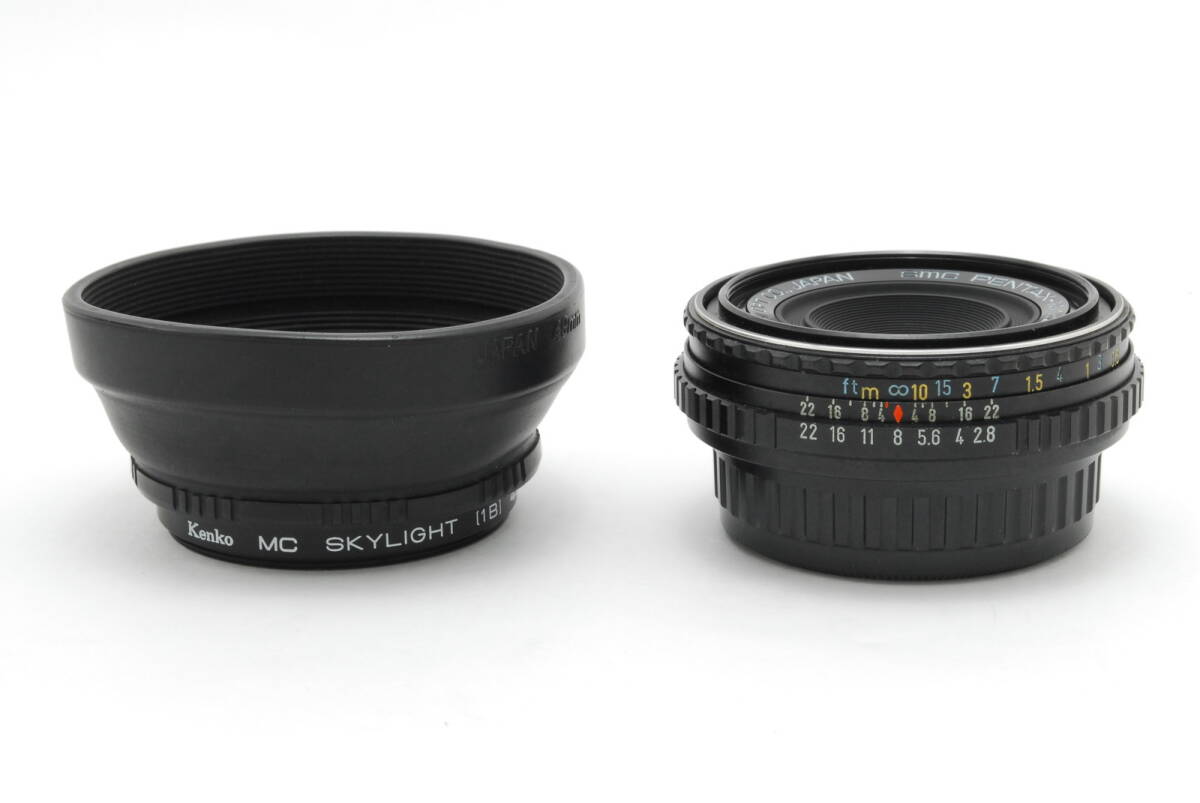 【美品】SMC Pentax M 40mm f/2.8 Wide Angle Prime Lens for K Mount ペンタックス 広角 レンズ #B-754