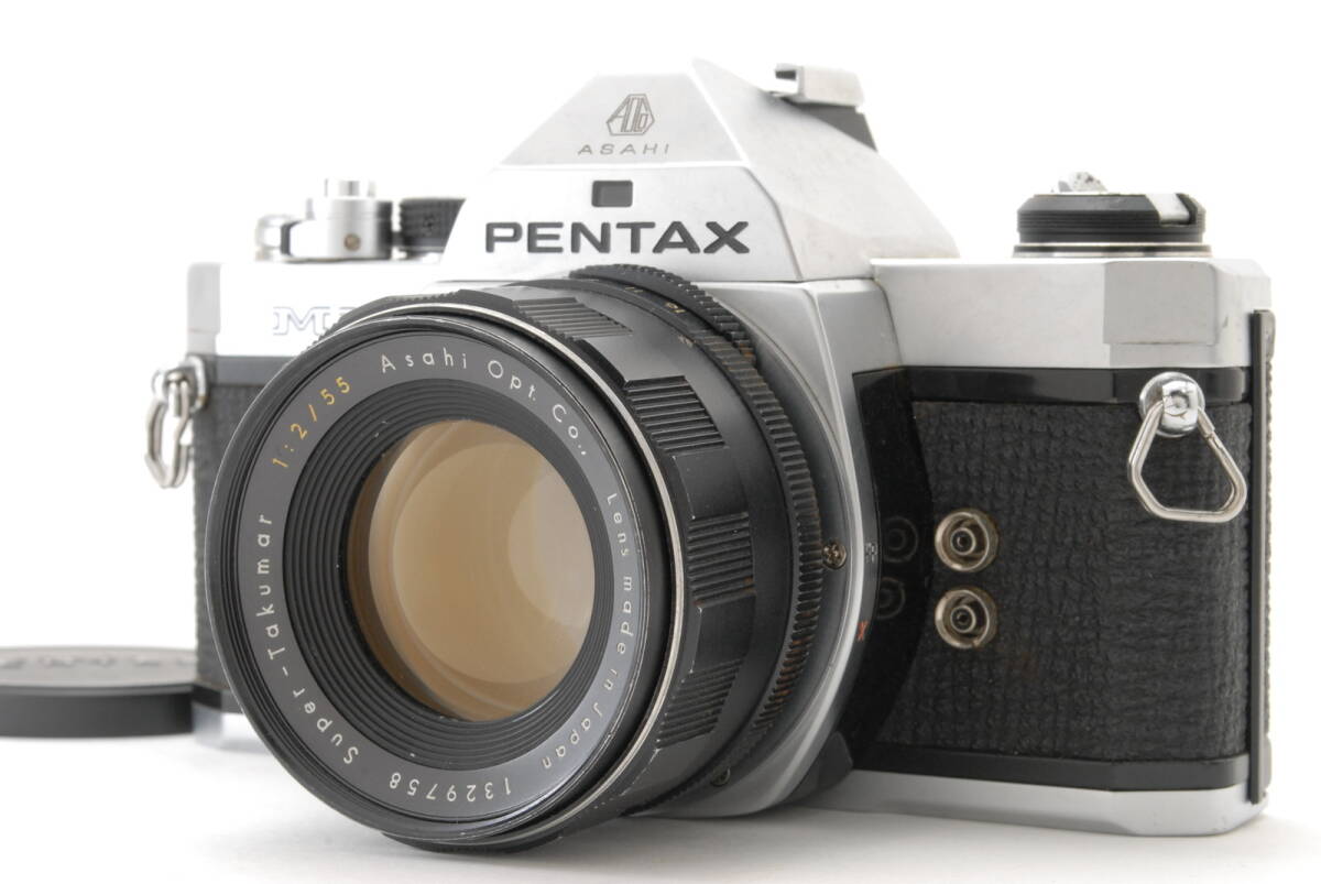 【良品】Pentax MX 35mm SLR Film Camera Super-Takumar 55mm f/2 Lens ペンタックス フィルム カメラ レンズ #B-756