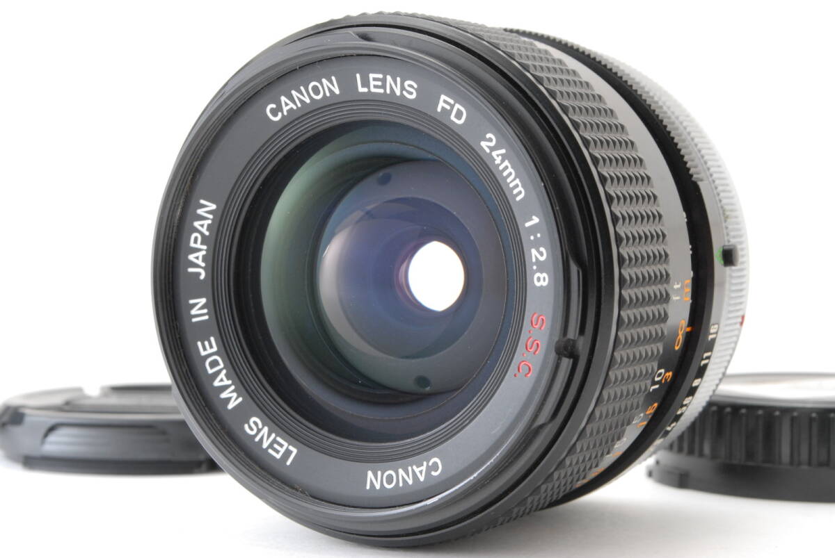 【美品】Canon FD 24mm f2.8 s.s.c. SSC Wide Angle MF Lens キャノン 広角 レンズ #B-759