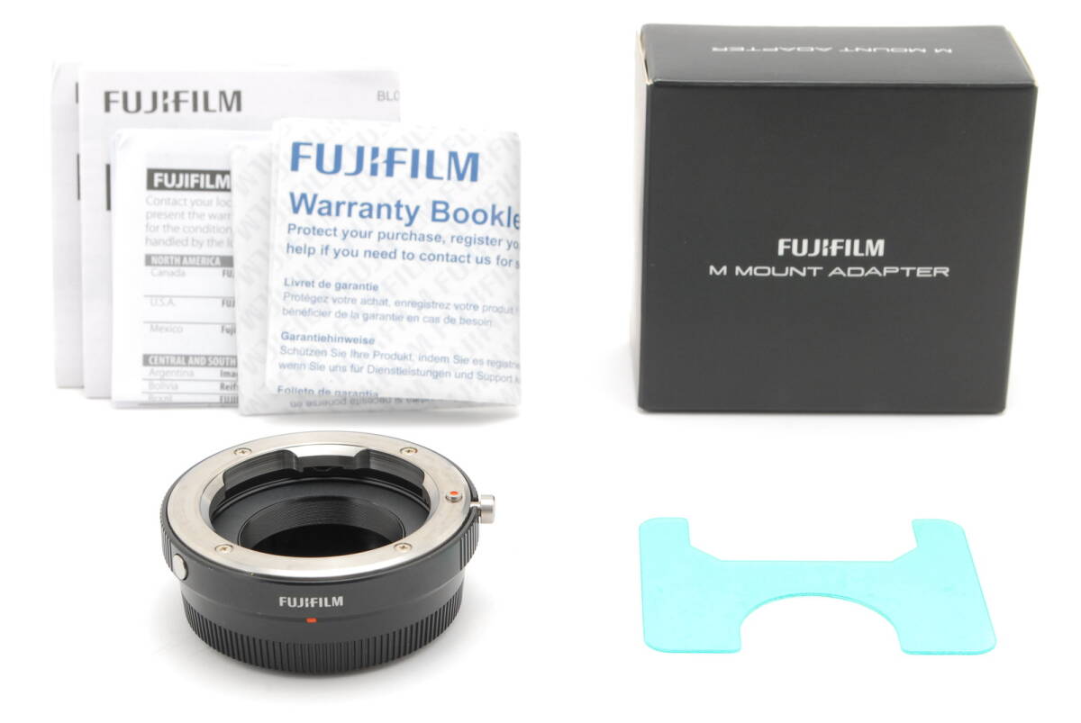 【ほぼ未使用】Fujifilm M Mount Adapter or X-Mount Bayonet Ring フジフィルム マウント アダプター #B-761