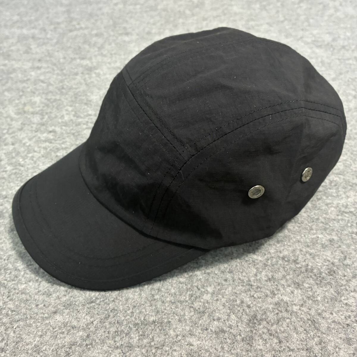 BLK　つば短い サイド通気口ナイロンキャップ ワークキャップ アンパイアキャップ　メンズ レディース 