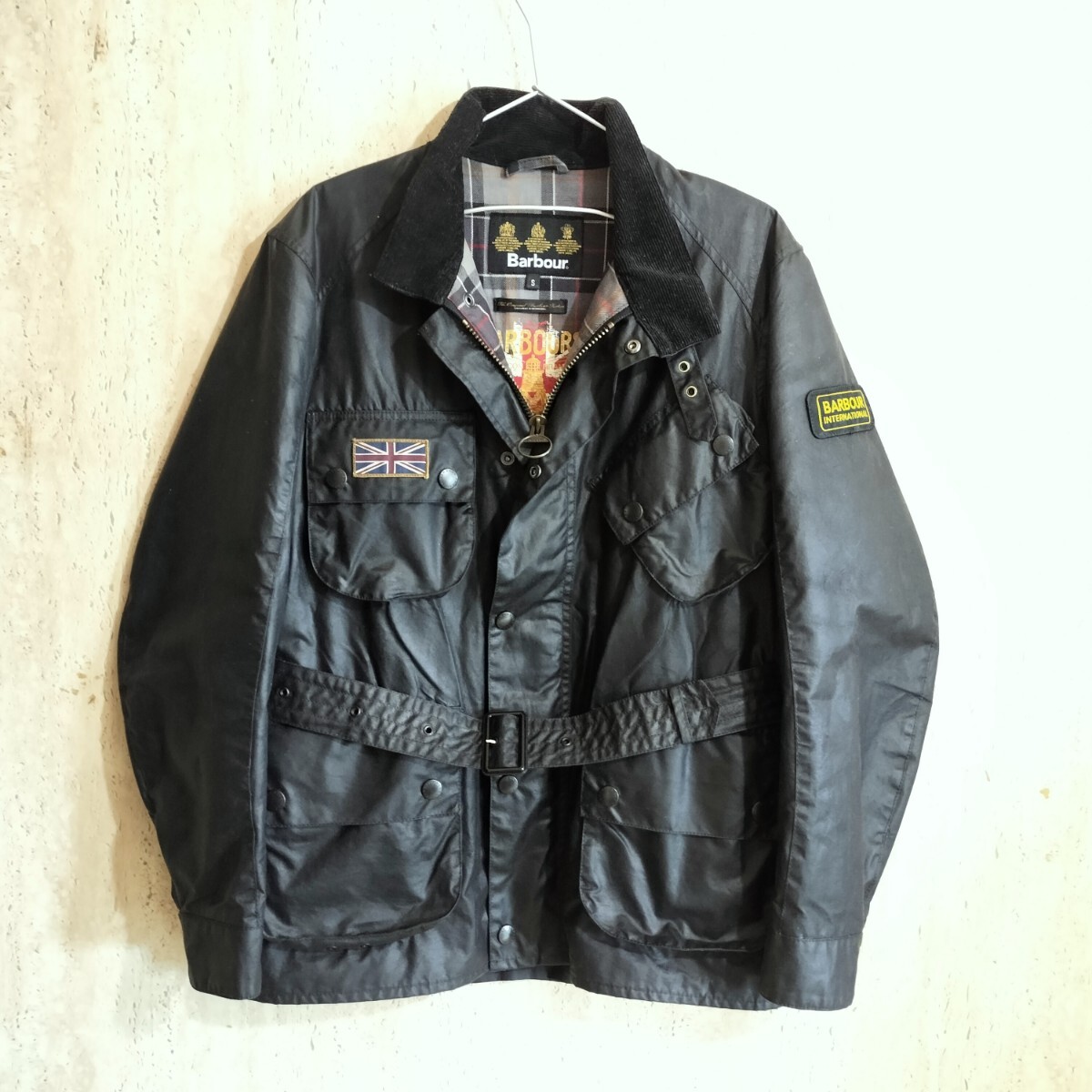 Mint 00s Barbour union jack international Sバブアー　インターナショナル　ユニオンジャック　