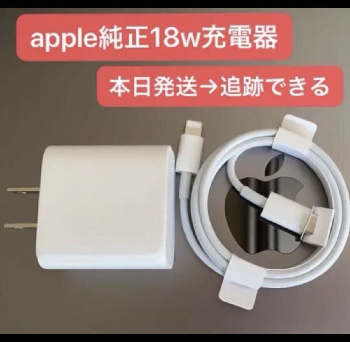 Apple 純正 18W 充電器 USB-C Lightningケーブル 本日発送