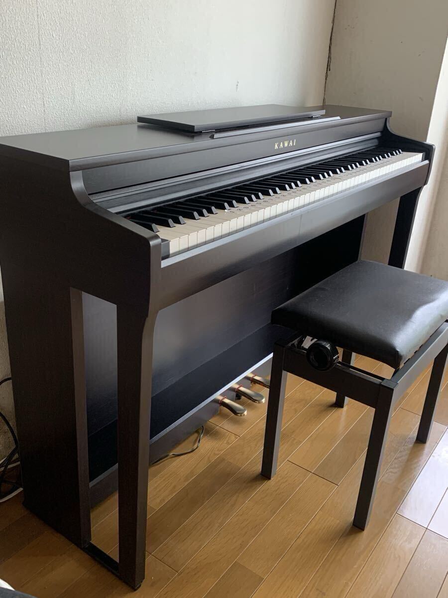 KAWAI 電子ピアノ 椅子付き ダークブラウン