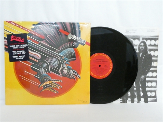 ◆◇【USオリジナル ハイプステッカー シュリンク有】Judas Priest ジューダス・プリースト Screaming For Vengeance インナー付◇◆