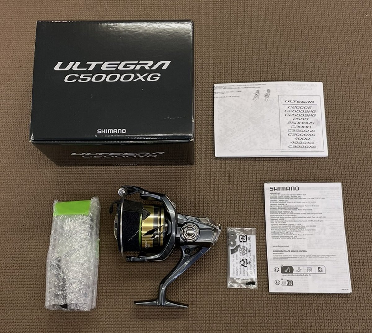 未使用 SHIMANO 25 ULTEGRA C5000XG スピニングリール シマノ アルテグラ
