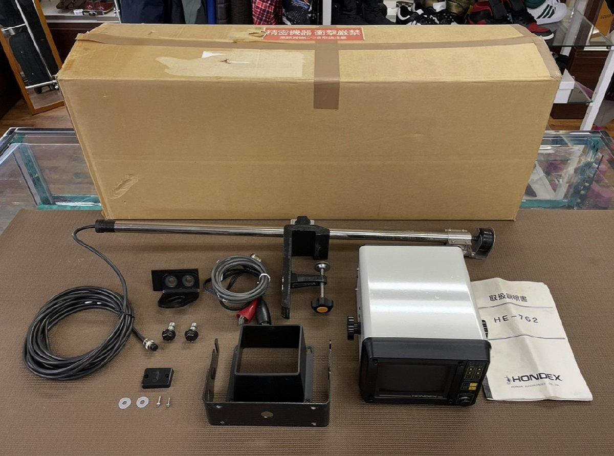 美品 HONDEX HE-762 魚群探知機 付属品あり 本多電子 ホンデックス