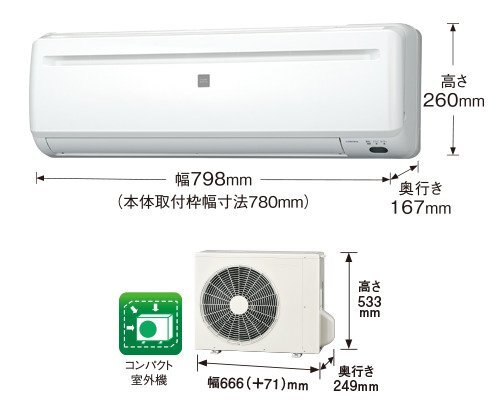 新品未使用品 CORONA/コロナ ルームエアコン ReLaLa RC-2225R(W) ホワイト 主に6畳用 冷房専用 2025年モデル
