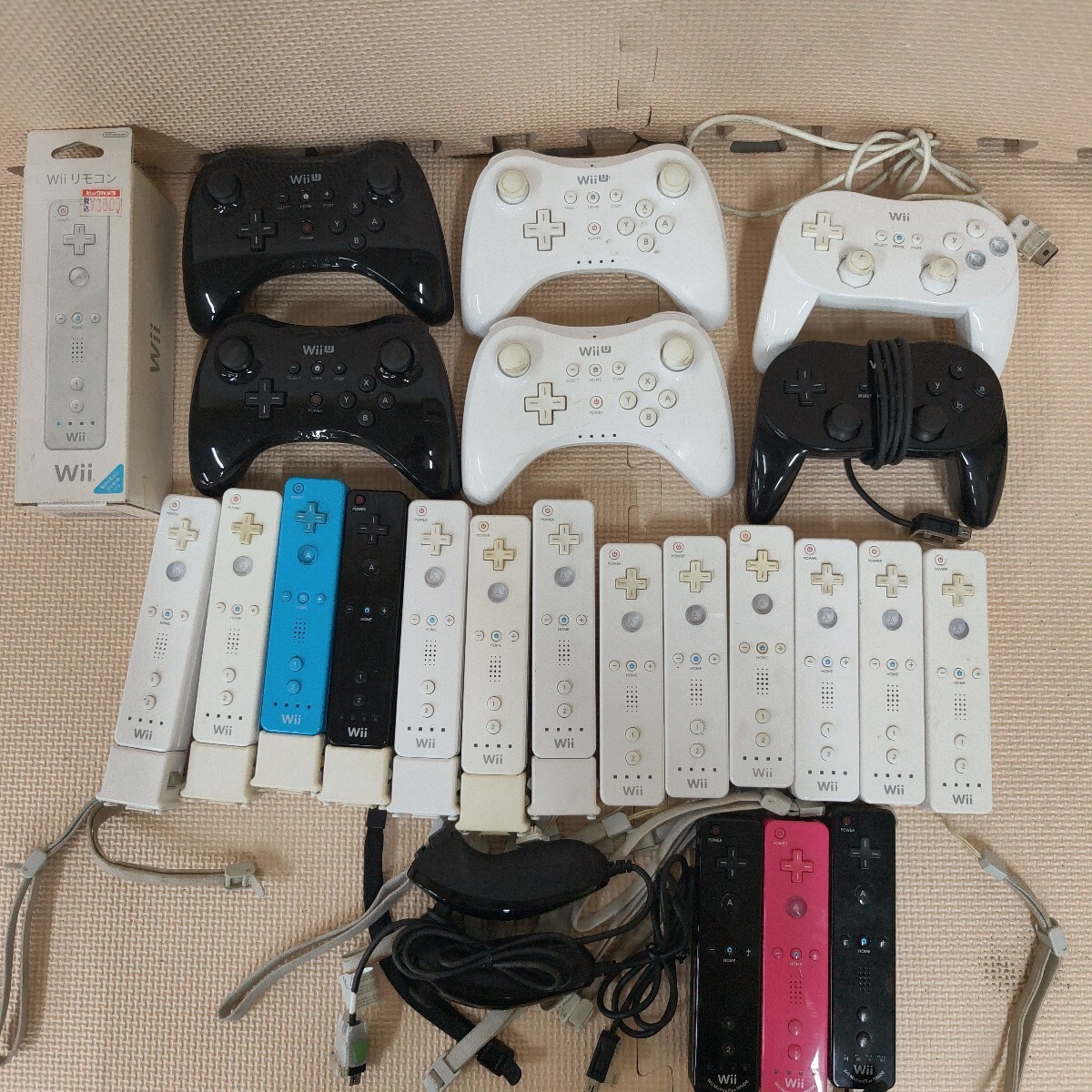 007 Wii WiiＵ コントローラー まとめ売り Nintendo 任天堂 ニンテンドー リモコン Wiiリモコン 周辺機器 動作未確認 ジャンク