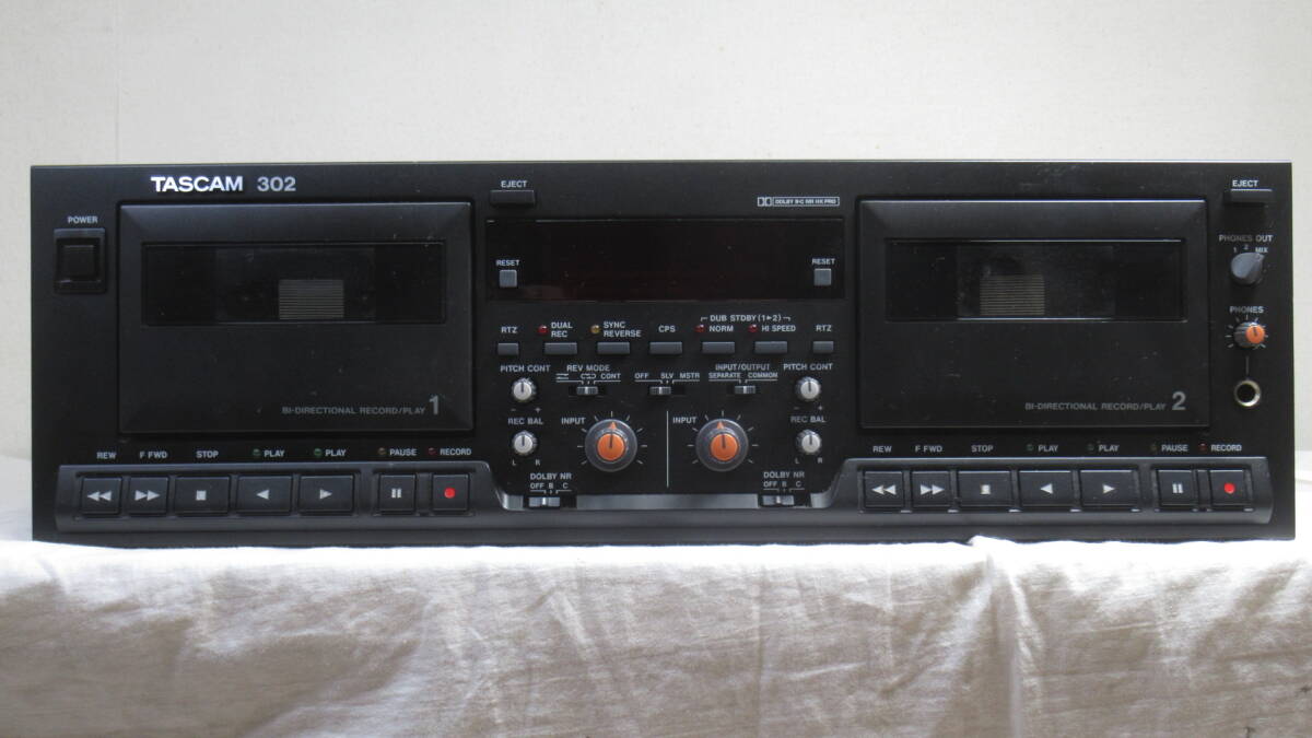 ◆◇TASCAM 302 ダブルリバースデッキ◇◆
