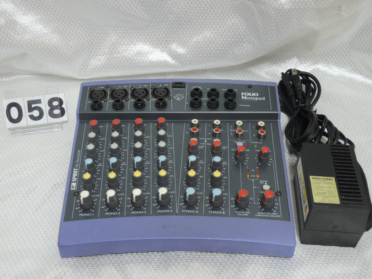 ◆◇[058] Soundcraft SPIRIT FONO Notepad RW5355 ミキサー◇◆