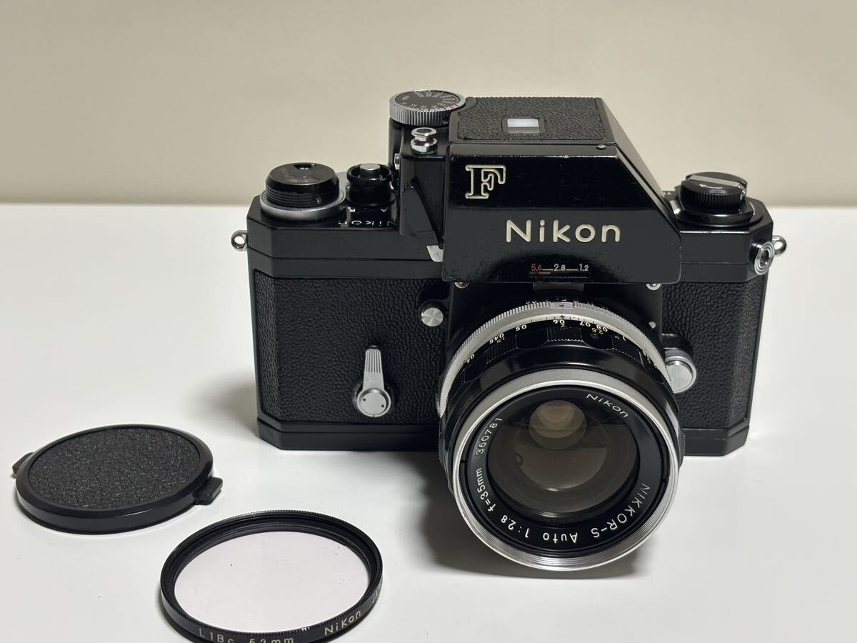 Nikon F フォトミックFTN ブラック NIKKOR-S Auto 35mm 1:2.8 レンズ 一眼レフフィルムカメラ 2733