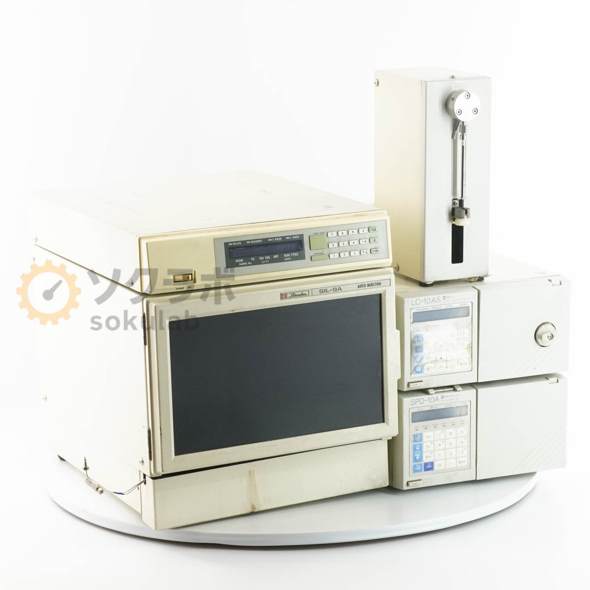 [JB]保証なし セット SIL-9A SPD-10A LC-10AS SHIMADZU 島津製作所 HPLC 液クロ Liquid Chromatograph 液体クロマトグラフ [07977-0019]