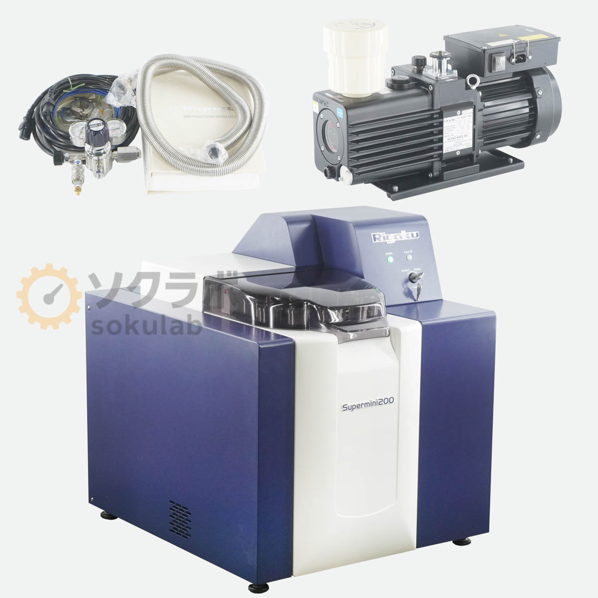 [DW] 8日保証 Supermini200 Rigaku GLD-136C ULVAC 鍵付 リガク WDXRF Spectrometer 波長分散小型蛍光X線分析装置 取扱説明...[08019-0001]