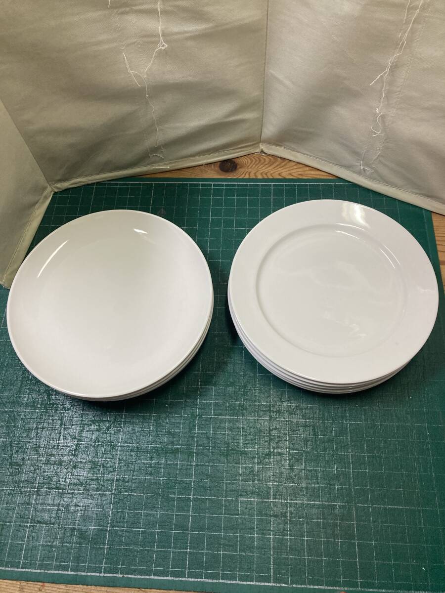 白皿　2種類　10枚セット　　　　食器　お皿