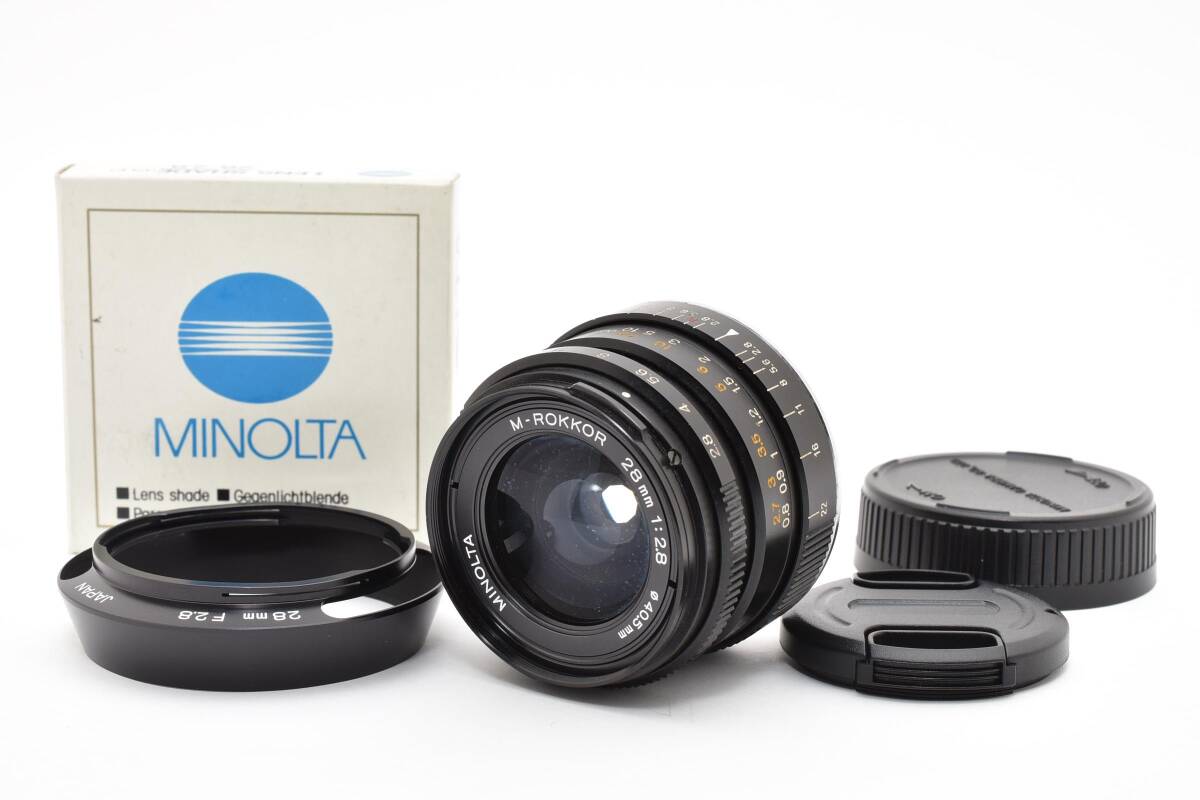 ★☆外観美品 MINOLTA M-ROKKOR 28mm F2.8 #2889390☆★