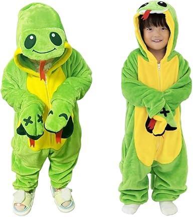 【未開封新品】ヘビ 着ぐるみ パジャマ 蛇 子供 コスプレ衣装 キッズ へび コスチューム 可愛い 動物 もこもこ パジャ