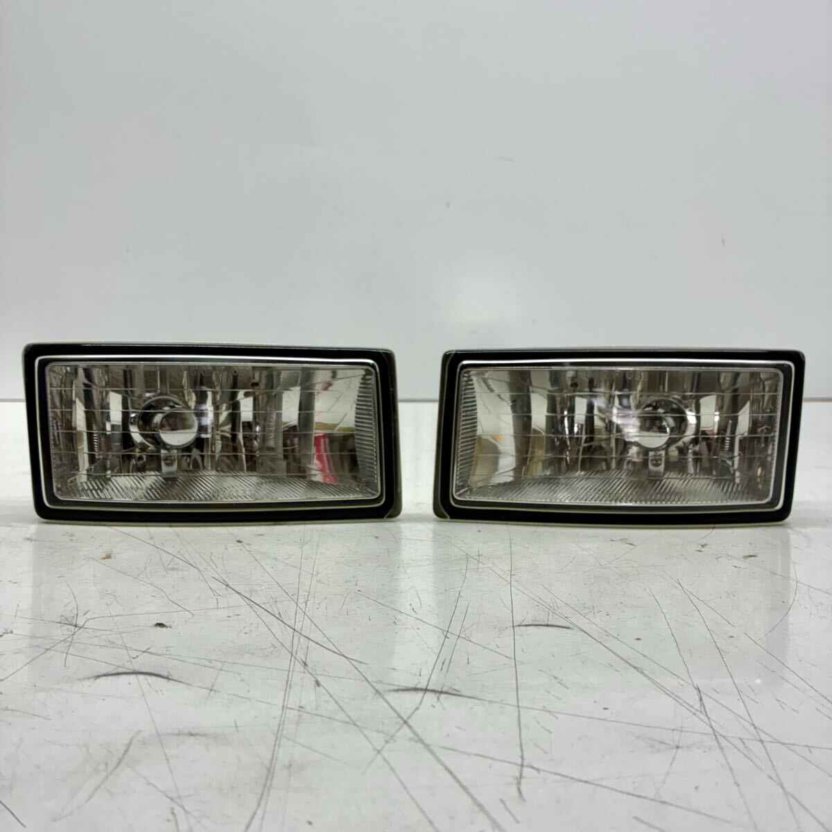 美品【コーティング済】スズキ MH21S MH22S MJ21S ワゴンR RR AZワゴン フォグ ライト ランプ バンパー 左右セット LR AL LE03A131 P80548