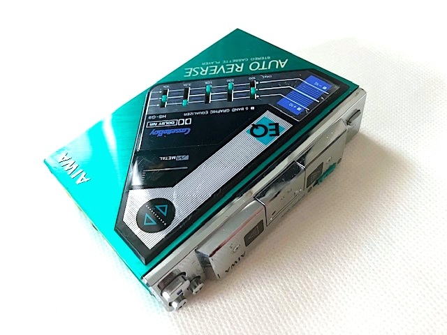 AIWA アイワ CassetteBoy HS-G9 カセットボーイ オートリバースモデル グライコ内蔵 グリーン レアモデル＆レアカラー
