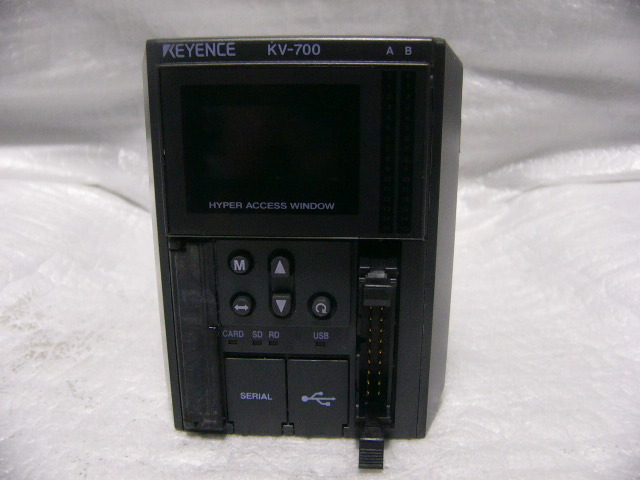 ★未使用に近い★ KEYENCE PLC KV-700 CPU装置 複数有（即送可）