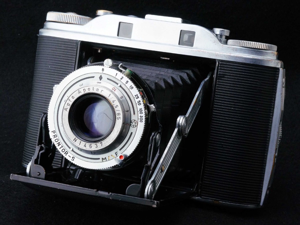 Agfa Isolette III Aponar 85mm F4.5 美品!!! ドイツ製!!! 6x6判コンパクトカメラ!! 0942