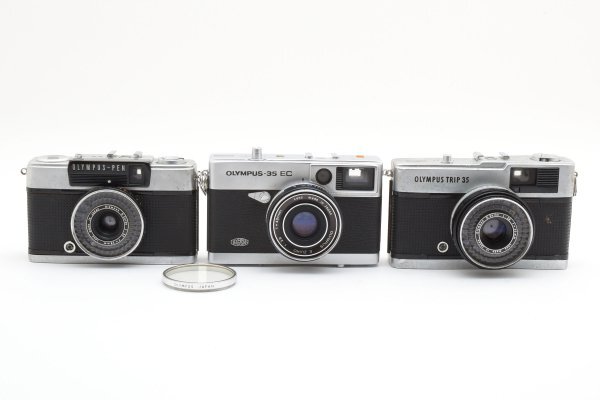 ADS8856★ 現状品 ★ オリンパス OLYMPUS PEN EE-3 35 EC TRIP 35 3台まとめ