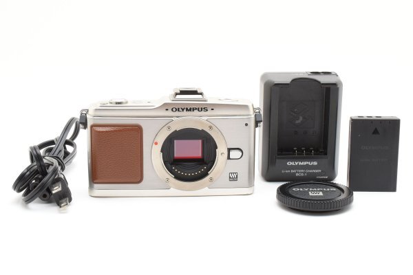 ADS8919★ ショット数 2,279枚 実用美品 ★ オリンパス OLYMPUS E-P2 ボディ ミラーレス
