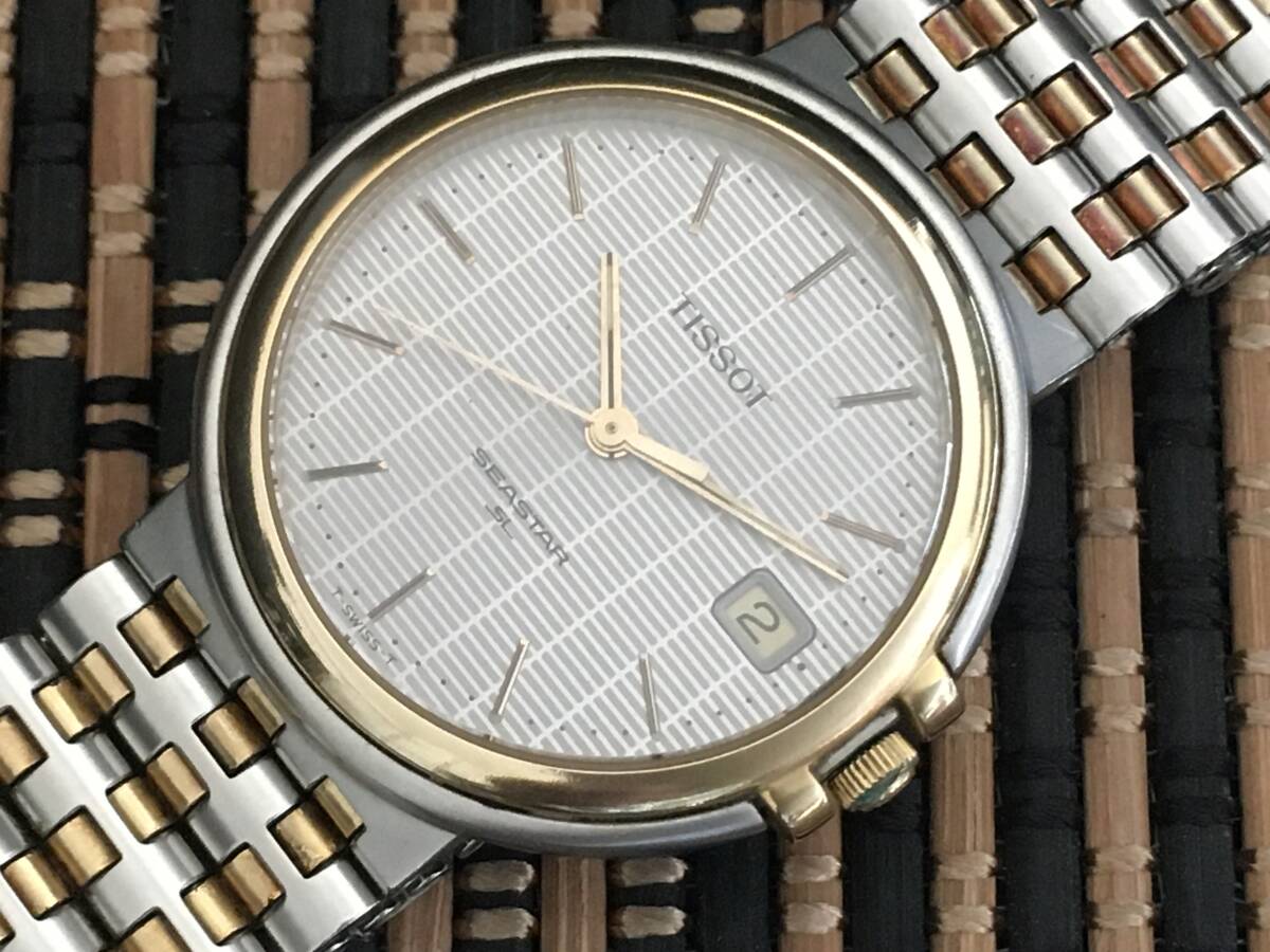 [◆6my]TISSOT/ティソ SEASTAR SL メンズ コンビ クオーツ
