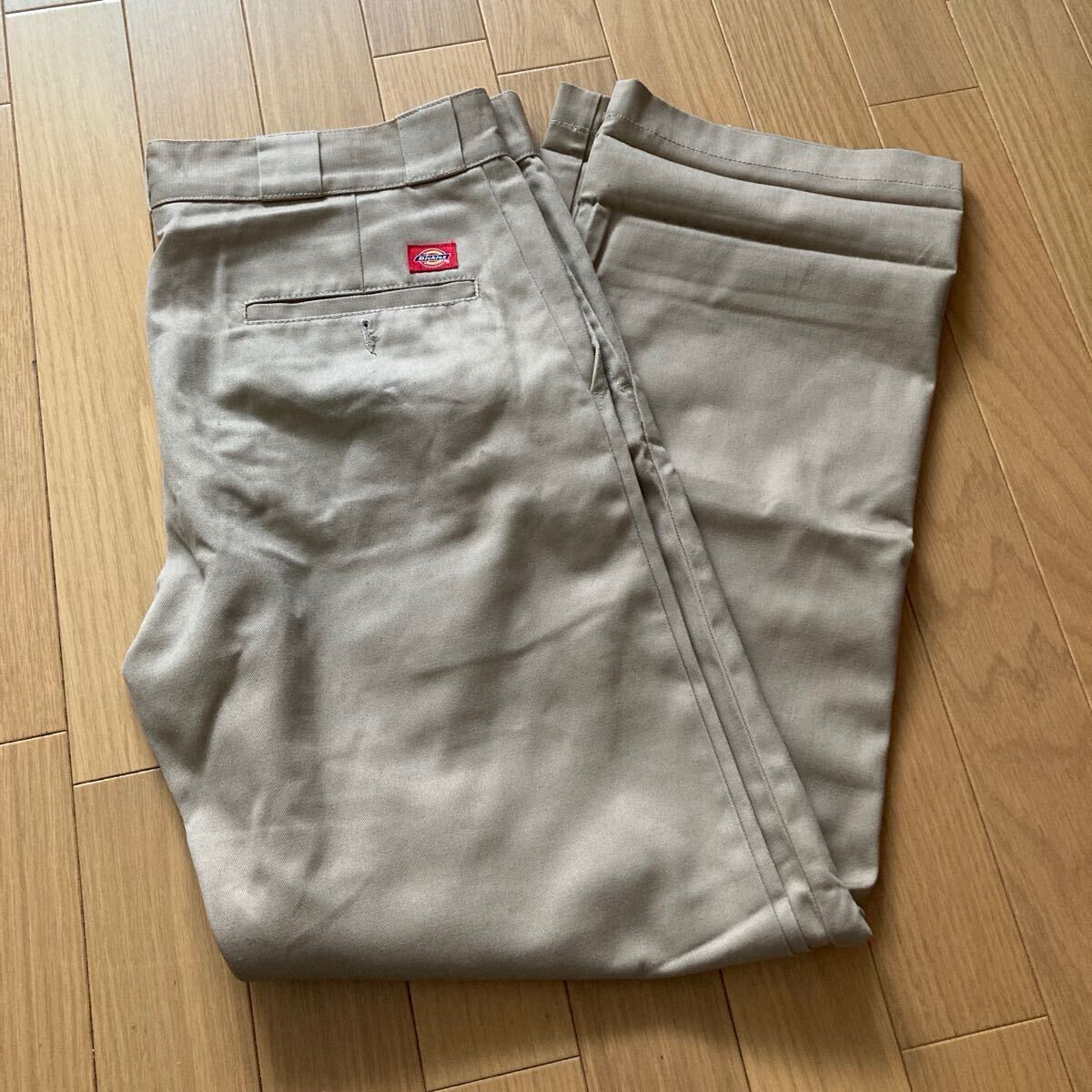 [古着] Dickies ワークパンツ ディッキーズ チノパン コットン　ワークパンツ　TK ウエスト82cm Mサイズぐらい