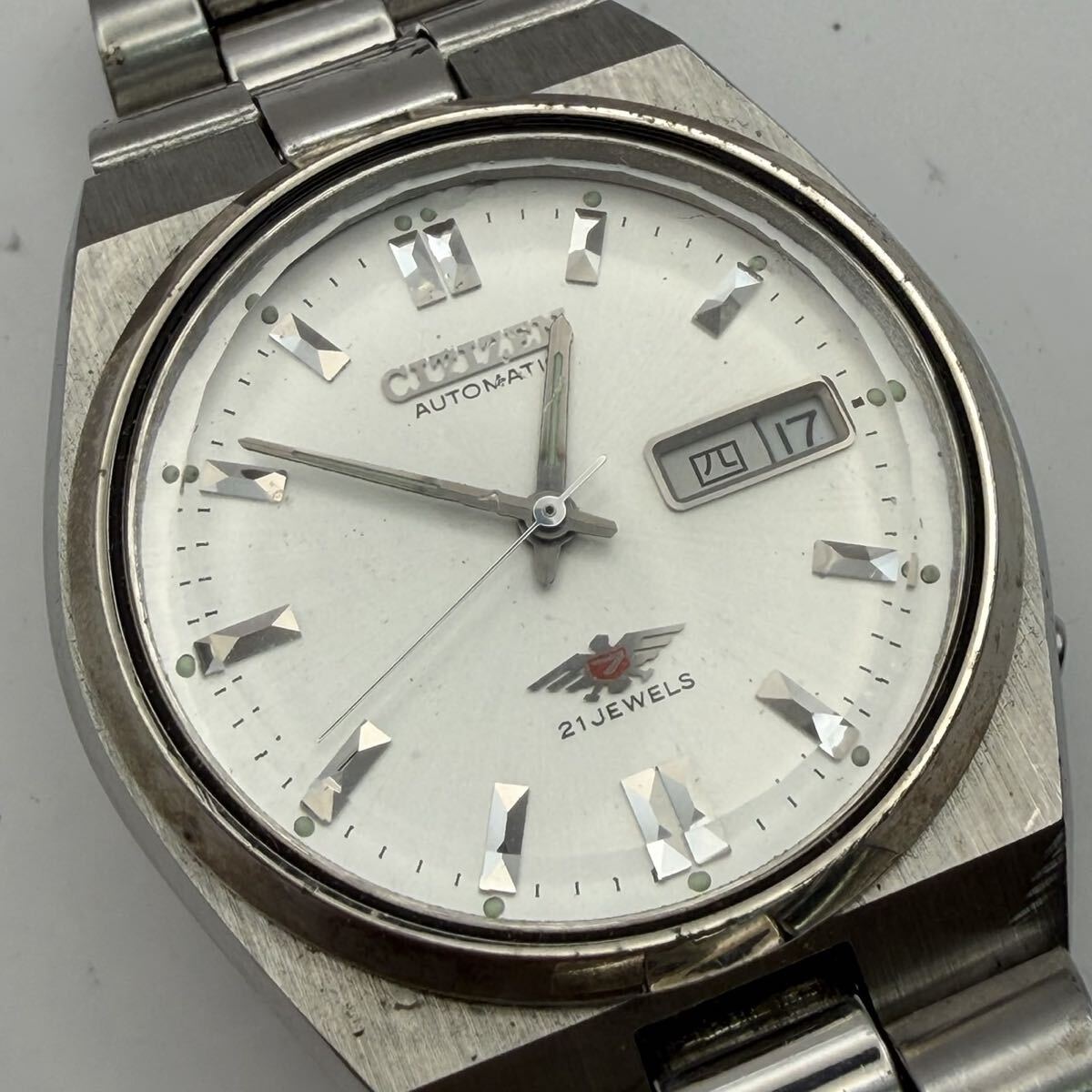 【1円〜】CITIZEN シチズン 4-S80121 HST デイデイト オートマティック 21石 M119P