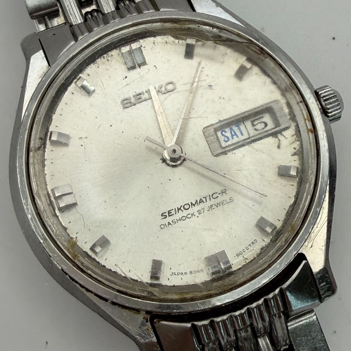 【1円〜】SEIKO/セイコー 8346-8000 SEIKOMATIC-R イルカ刻印 自動巻き M120P