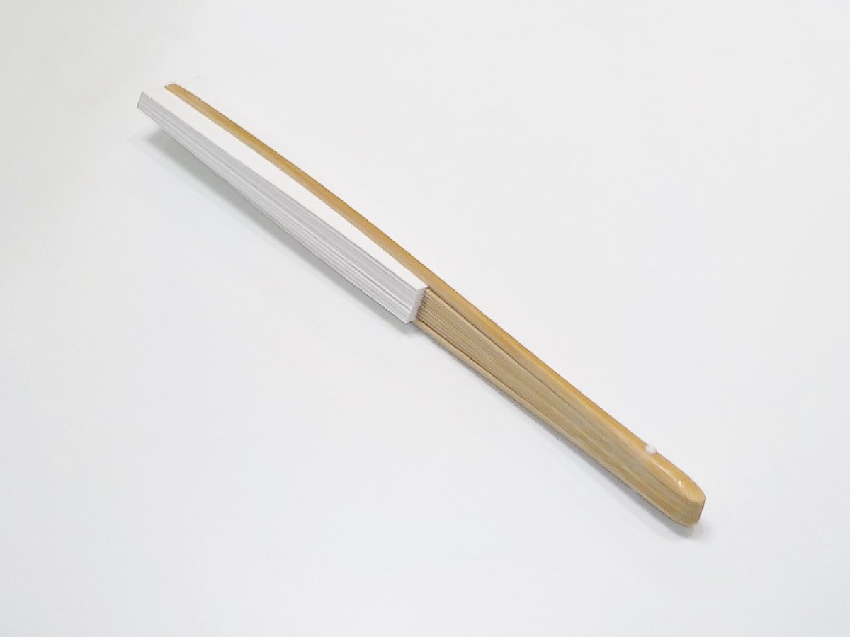 白扇・男扇 К長さ27cm・9寸11間 帯に差してお使いください 拾