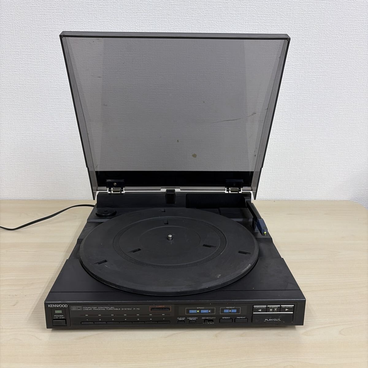 KENWOOD ケンウッド P-7G ターンテーブル レコードプレーヤー　通電確認済　現状品