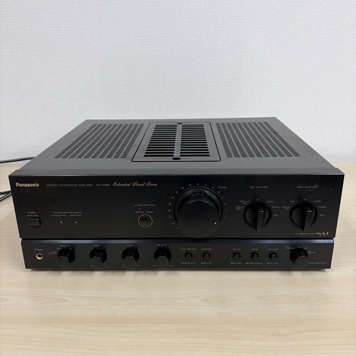☆ 名機 希少機種 プリメインアンプ Panasonic SU-VX800 通電確認済　ジャンク