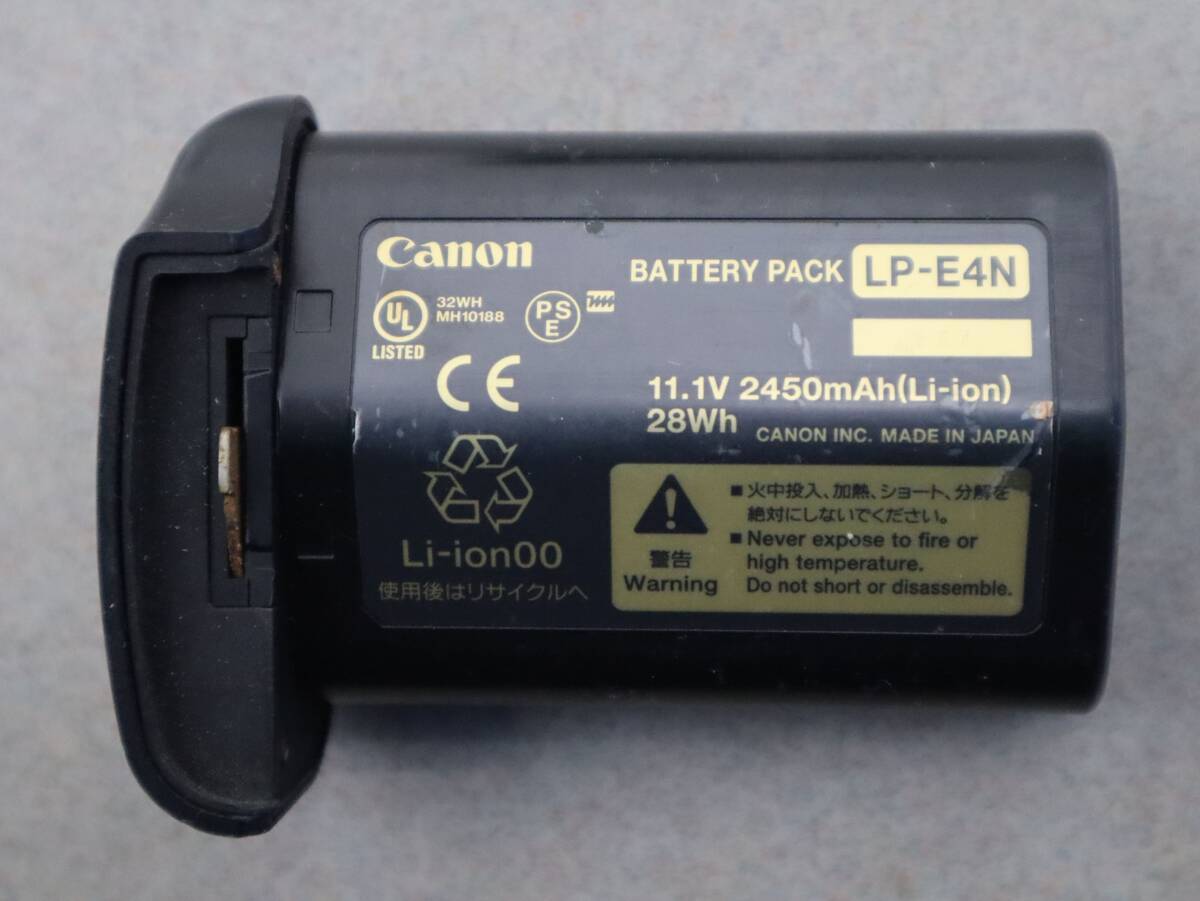 A2646 (+5) L【純正】Canon LP-E4N バッテリー EOS-1D X Mark II / 1D X / 1D Mark IV / 1D Mark III / 1Ds Mark III 対応 動作確認済