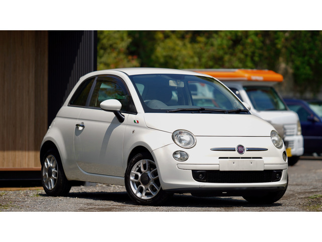 【諸費用コミ】返金保証付:福岡発 H24年 FIAT 500 1.2 スポーツ 5速MT ETC 車検対応、県外陸送可!