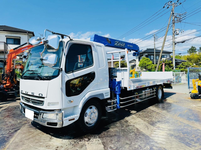 車検残ロング★平成21年 三菱ふそう ファイター セルフローダー クレーン ウィンチ付★中古車★お気軽にお電話ください