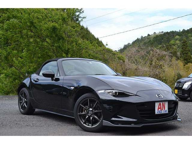 【諸費用コミ】:★全国陸送可★ 平成28年 マツダ ロードスター 1.5 S カーボンボンネット フロントアンダースポイラー