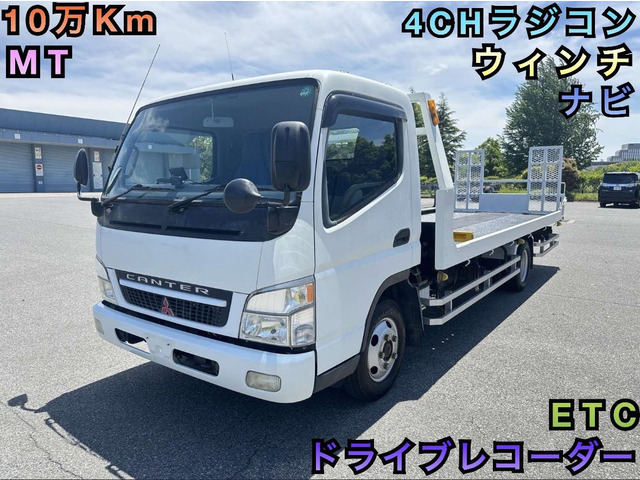 ID:804 三菱 ふそう キャンター タダノ セルフローダー ウインチ セーフティーローダー ラジコン ターボ スライド
