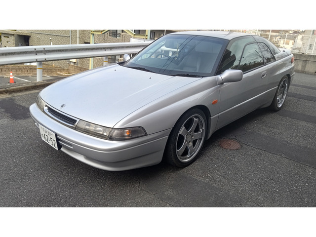【諸費用コミ】:アルシオーネSVX S4 サンルーフ 革シート ローダウン 社外マフラー 社外ホイール 希少
