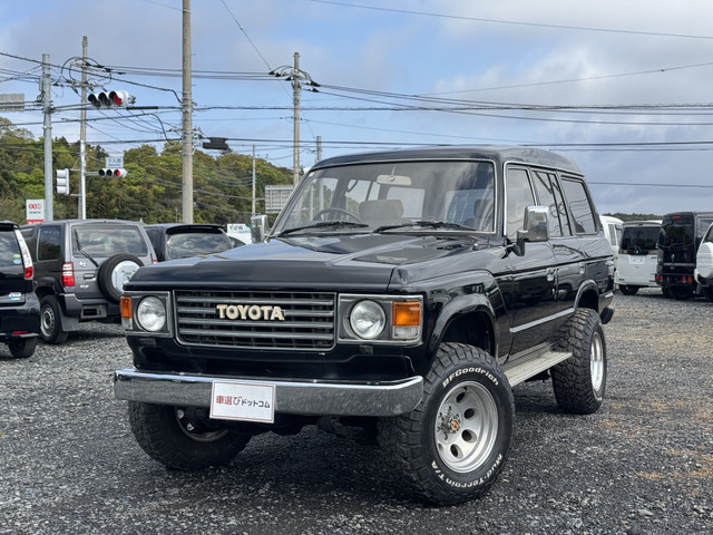 ◆茨城県水戸市発◆S61年 トヨタ ランドクルーザー60 4.0 GX ディーゼル 4WD 5MT★1ナンバー★リフトUP★検1年別途★★