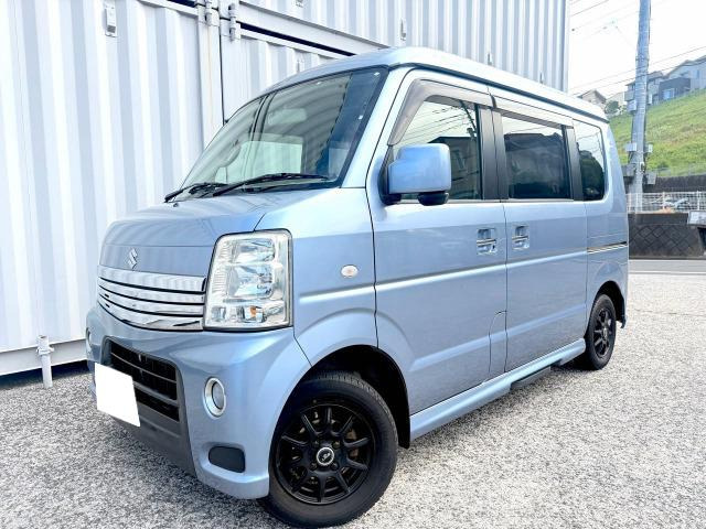 ハイルーフの機関良好!乗って帰れます!車検R10年6月まで!エブリイワゴン PZターボスペシャル ハイルーフ HDDナビ ETC