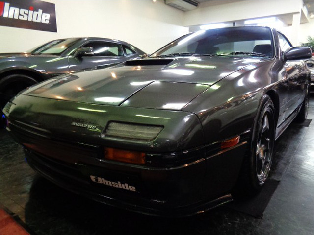返金保証付:昭和63年 サバンナRX-7 GT-R 13B-REWロータリーターボエンジン純正5MTミッションステンマフラー