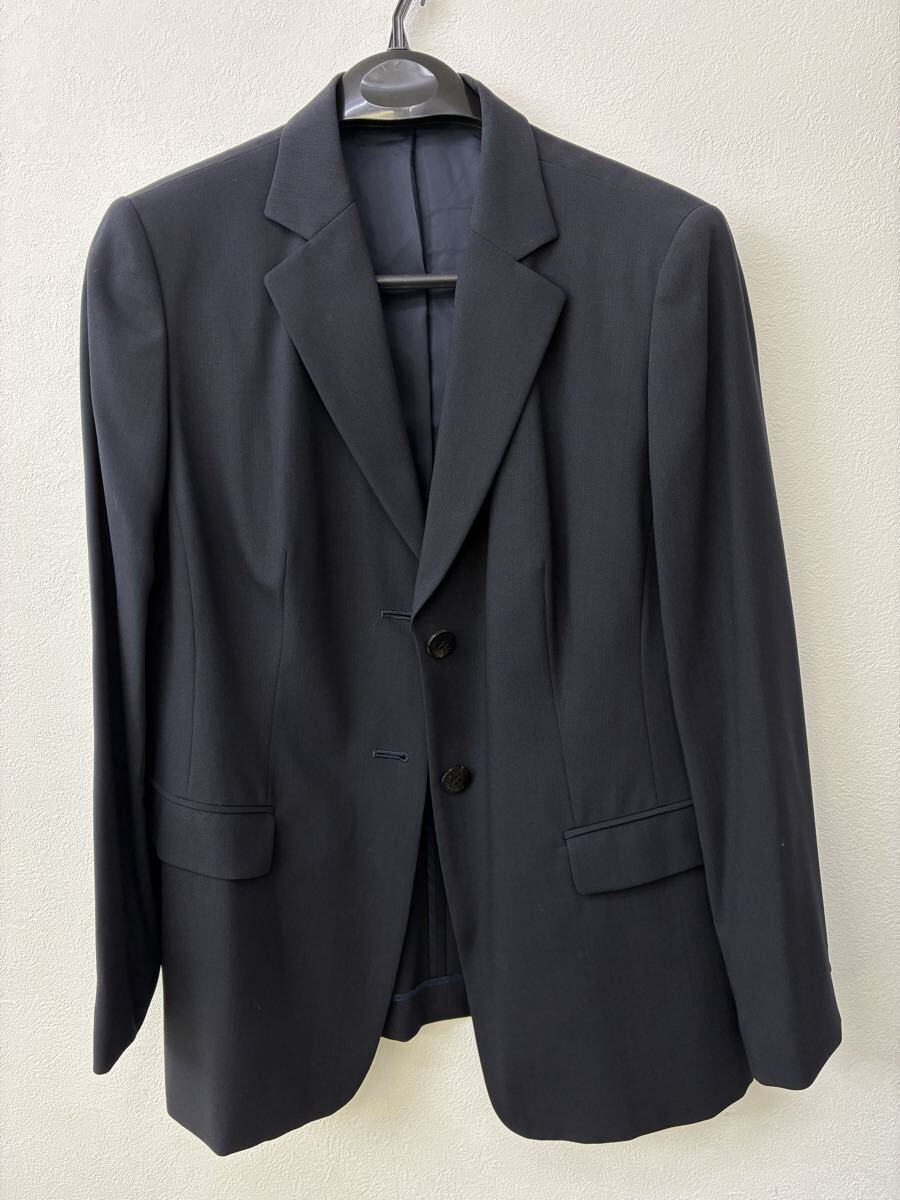 【M-43】三陽商会 バーバリー レディースジャケット ブレザー 黒 大きめ サイズ15 薄手 春夏 BURBERRY 